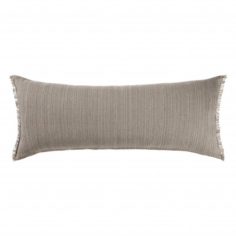 HomeRoots 14" X 36" Tan Linen Zippered Pillow