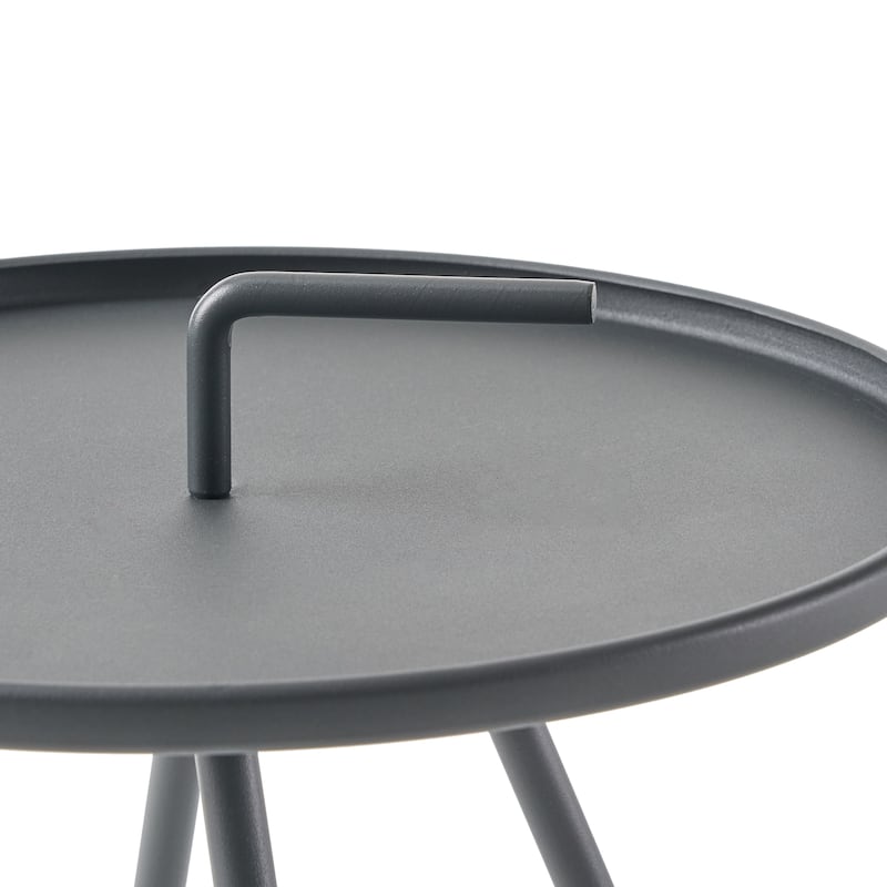 Steel Accent Side Table