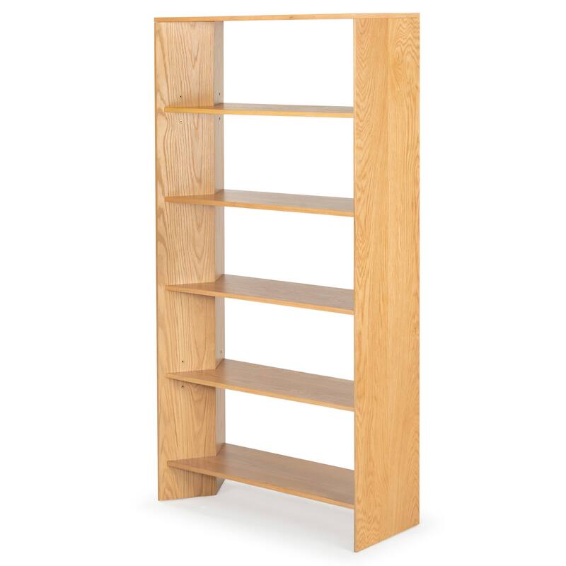 SAFAVIEH Couture Norrington Wood 5 Shelf Bookshelf - 38"W x 15"D x 76"H