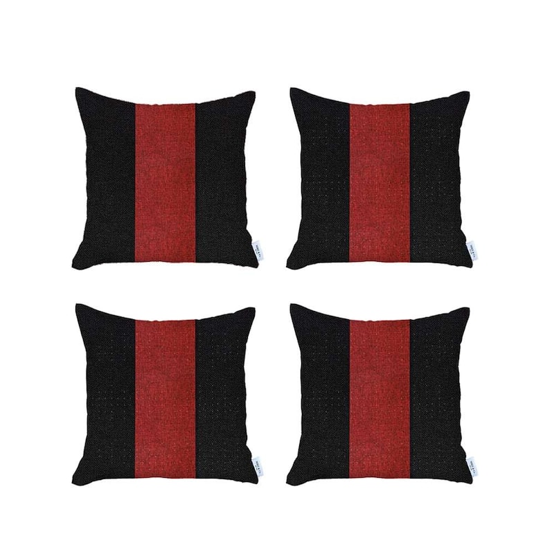 Boho-Chic Decorative Houndstooth Jacquard Pillow Covers 4 PCS