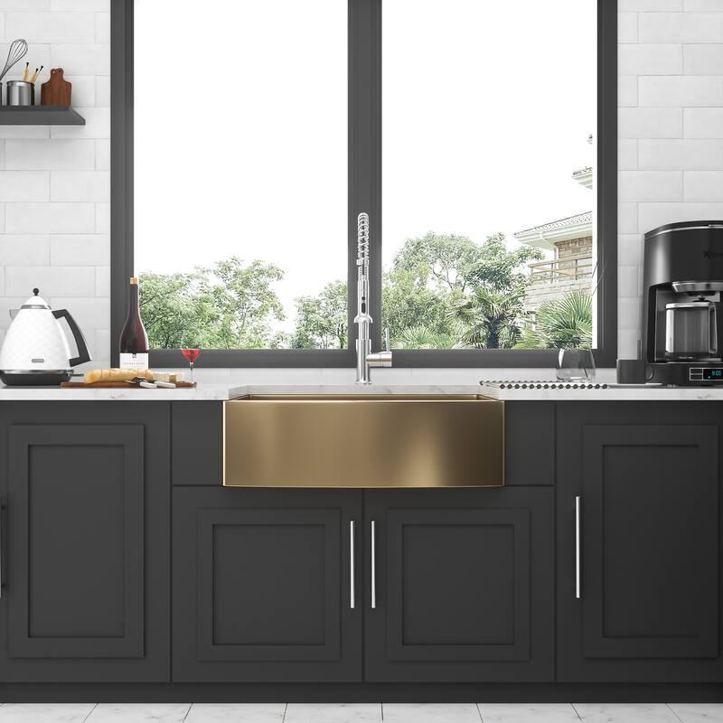 Stainless Steel 16 gauge Apron Front Kitchen Sink