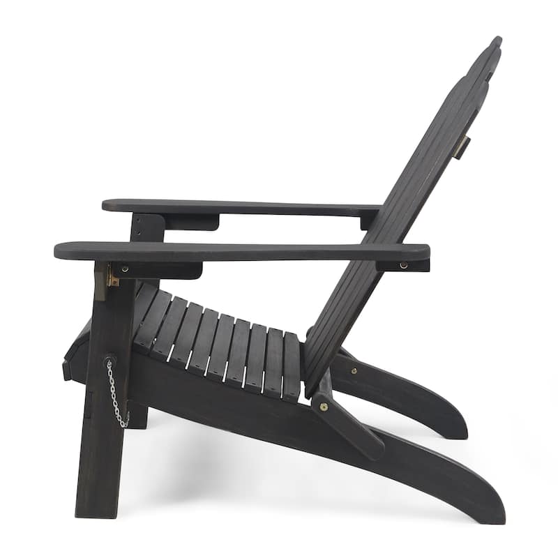 Hollywood Foldable Acacia Adirondack Chair by Christopher Knight Home