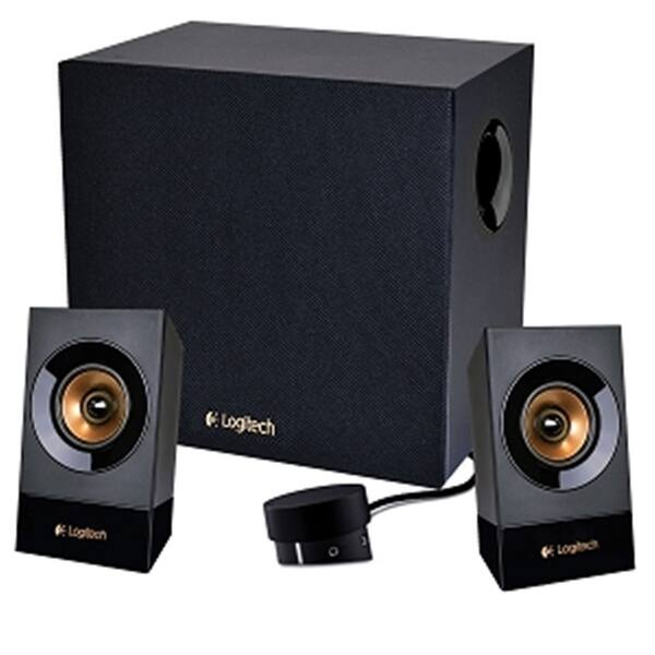 Logitech S 120 2 Piece 2 Channel Multimedia Speaker System W Headphone Jack Black Viziotech