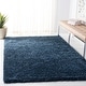 preview thumbnail 17 of 123, SAFAVIEH August Shag Veroana Solid 1.5-inch Thick Rug 3' x 5' - Navy - Rectangle