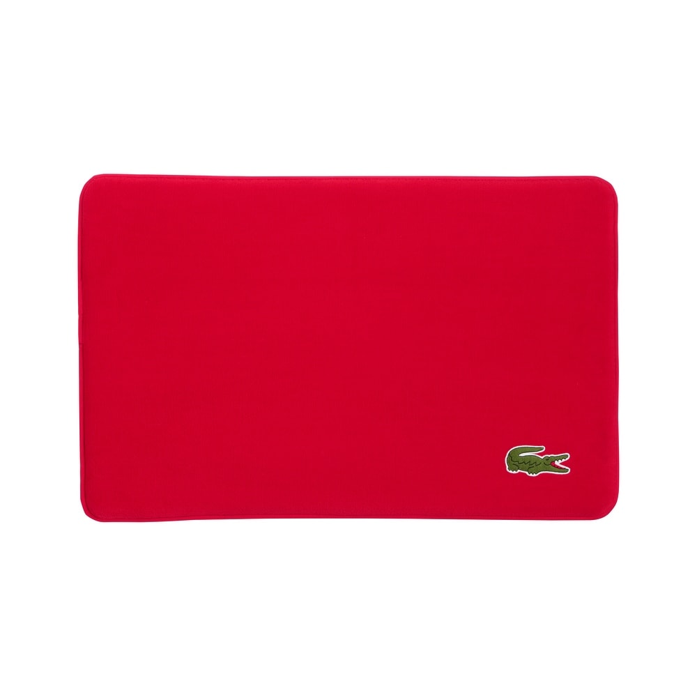 Lacoste memory sale foam logo rug