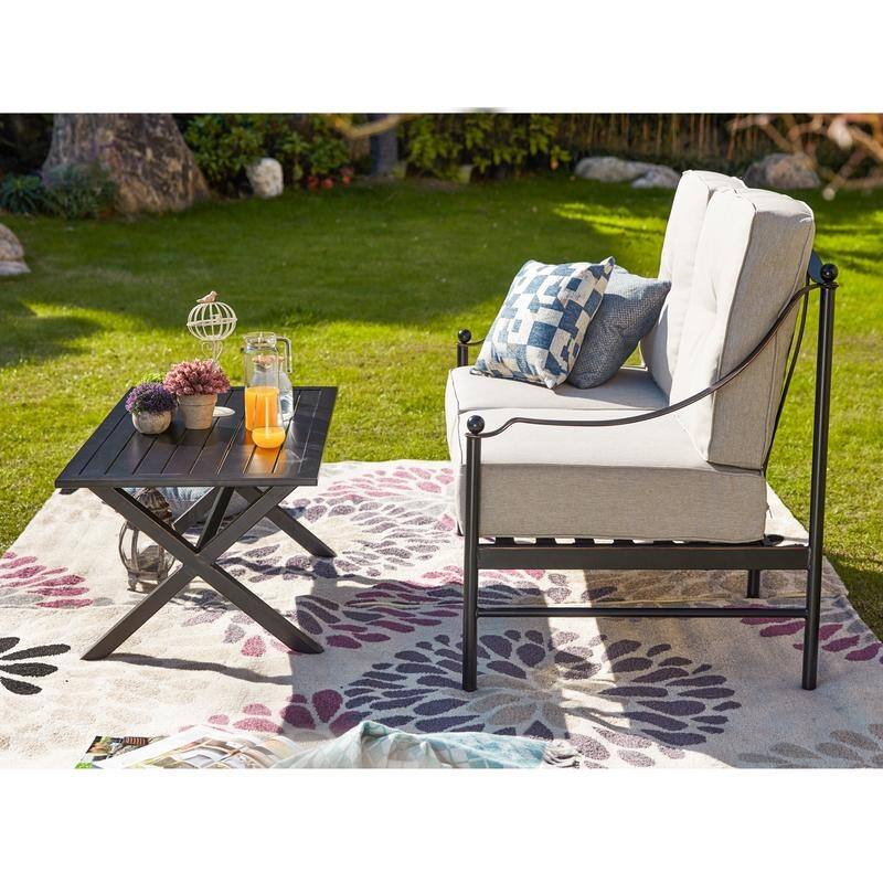 PATIO FESTIVAL 2-pc. Outdoor Cushioned Loveseat and Coffee Table Set