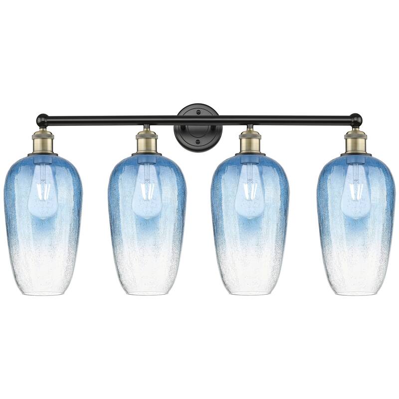 Innovations Lighting Endless Possibilities Edison - Brookhaven Flute - 4 Light 34" Bath Vanity Light