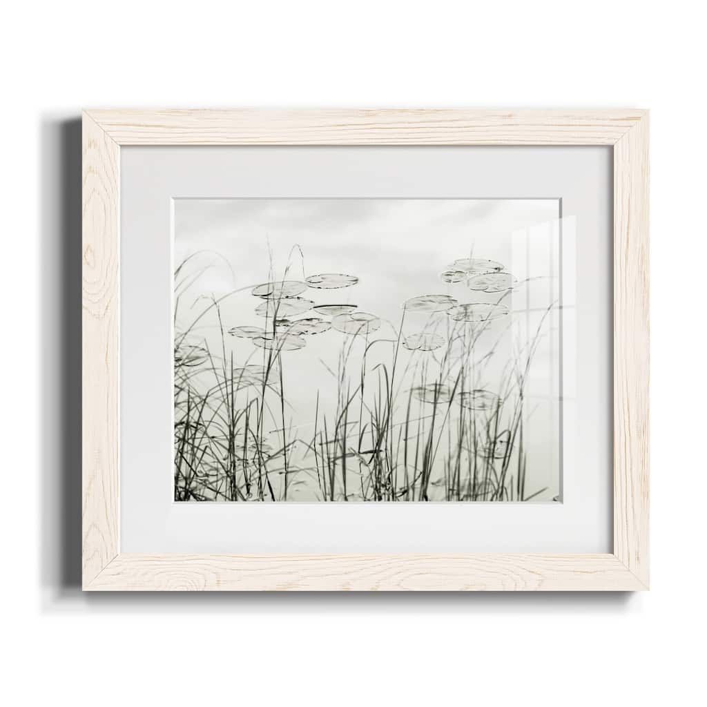 Silver Lake Lilies-Premium Framed Canvas - Ready to Hang