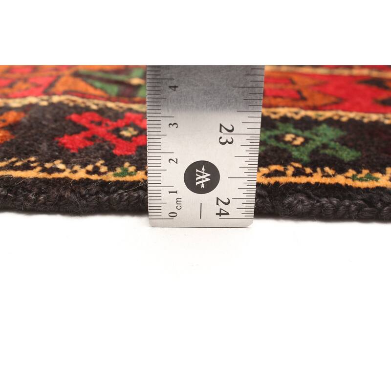 ECARPETGALLERY Hand-knotted Teimani Red Wool Rug - 3'8 x 6'4