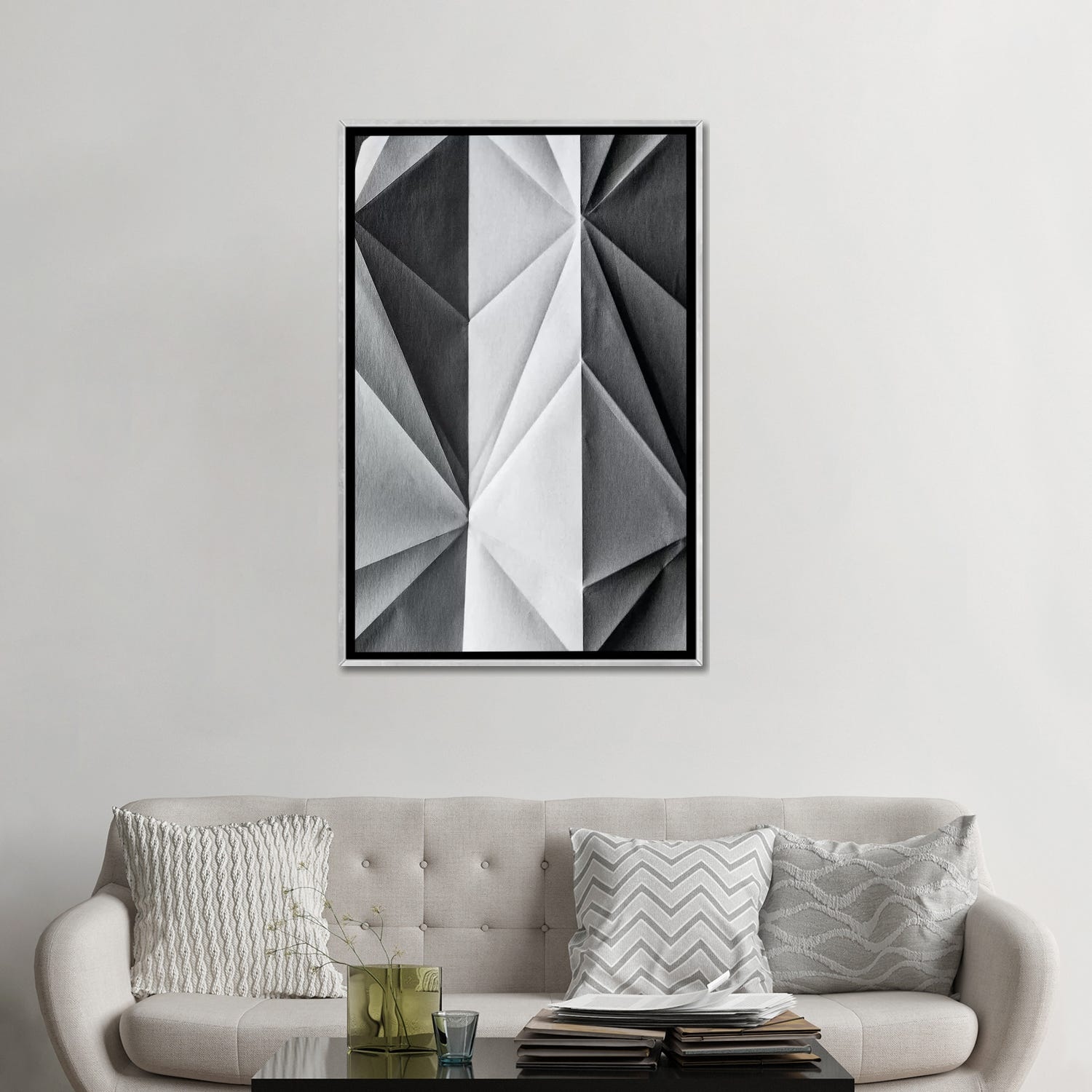 folded paper overlay free