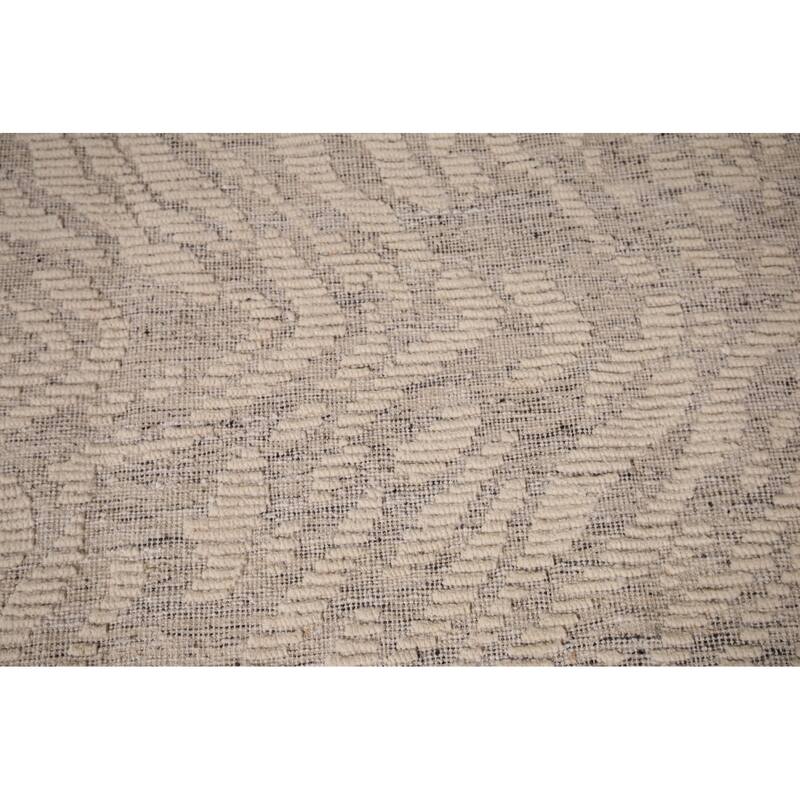 All-Over Moroccan Abstract Area Rug Handmade Wool Carpet - 7'11"x 10'4"