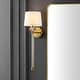 preview thumbnail 1 of 5, SAFAVIEH Lighting Athene 9-inch Wall Sconce with Bulbs (Set of 2) - 8 in. W x 9 in. D x 26 in. H