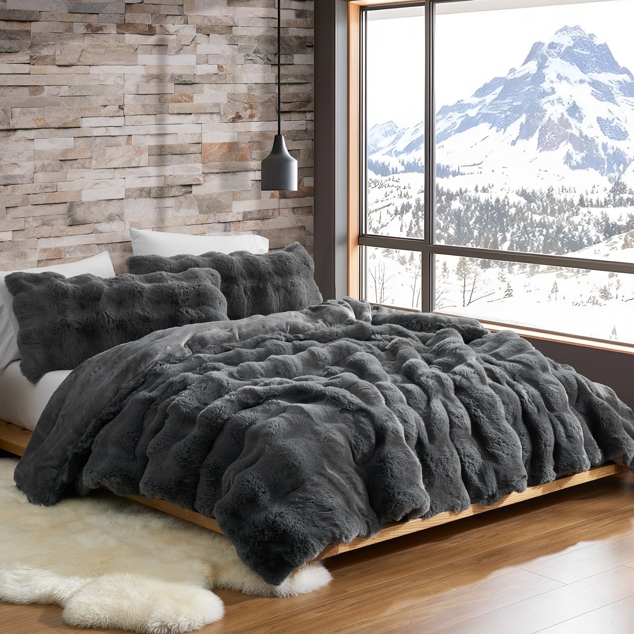 Coma Inducer® Snowball® Giant - Warm Plush Oversized Comforter Set