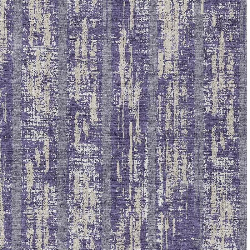 HomeRoots Striped Transitional Rectangle Outdoor Rug
