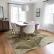 preview thumbnail 24 of 118, Machine Washable Indoor/ Outdoor Modern Chantille Rug Olive - 10' x 14'