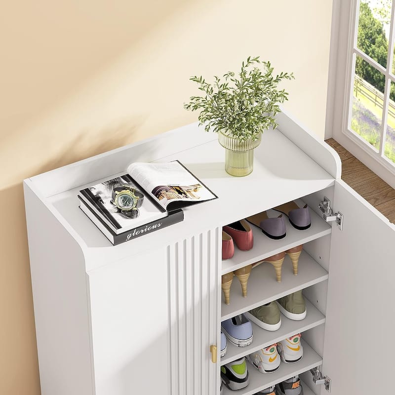 Slim 6-Tier Shoe Cabinet Storage for Entryway