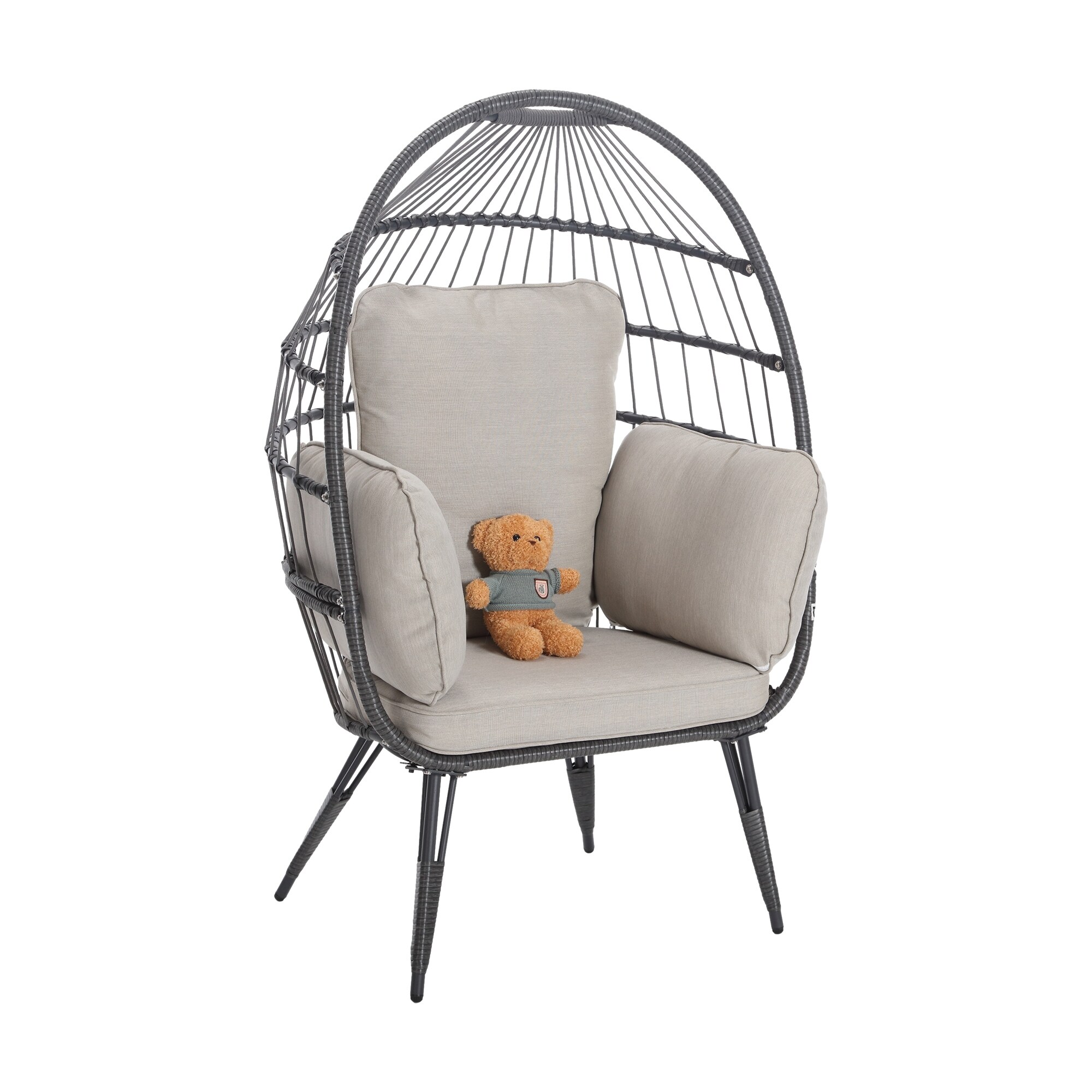 HOMEFUN Outdoor Vine Weaving Round Egg Chair Indoor Leisure Bird s Nest Sofa Bed Bath Beyond 40302248