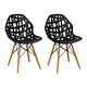 preview thumbnail 27 of 40, Mod Made Eiffel Stencil Cutout Side Chairs (Set of 2)
