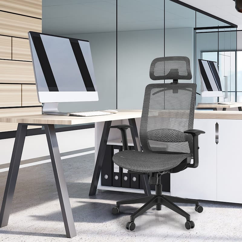 Costway Ergonomic High Back Mesh Office Chair Recliner Task Chair - See Details