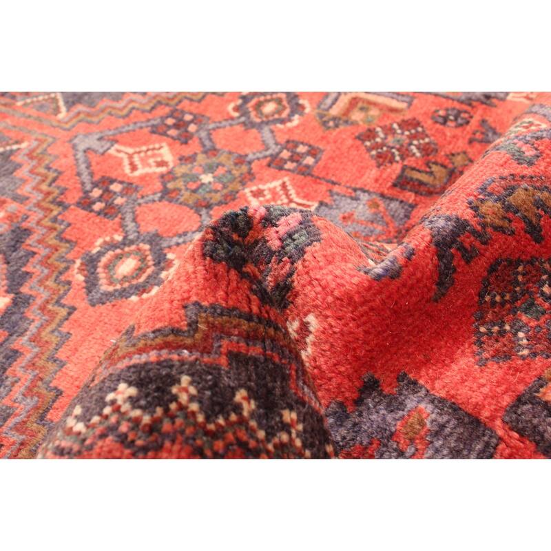 ECARPETGALLERY Hand-knotted Andelz Red Wool Rug - 3'1 x 6'7
