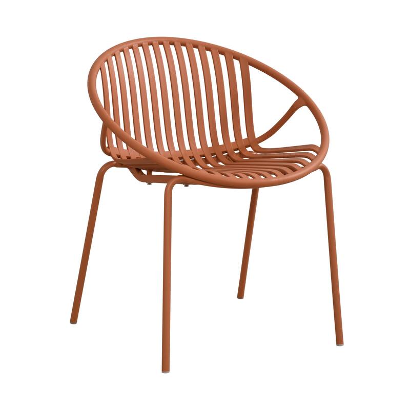 Patio Dining Chairs Stackable Chairs with Breathable Design