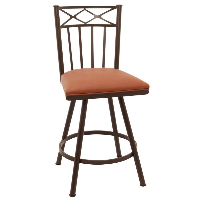 Tempo Furniture Lennix Swivel 26" Counterstool w/ Fully Welded Metal Frame (Commercial Grade) by Furnish Theory (Various Colors)