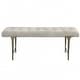 preview thumbnail 1 of 3, Uttermost 23765 Imperial 48" Wide Bench Gold / Gray