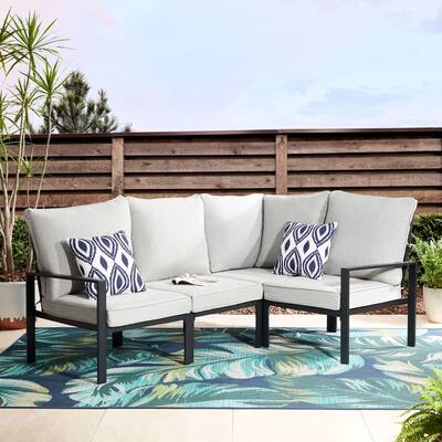Asher Springs Outdoor 4-Piece Sectional Sofa Set