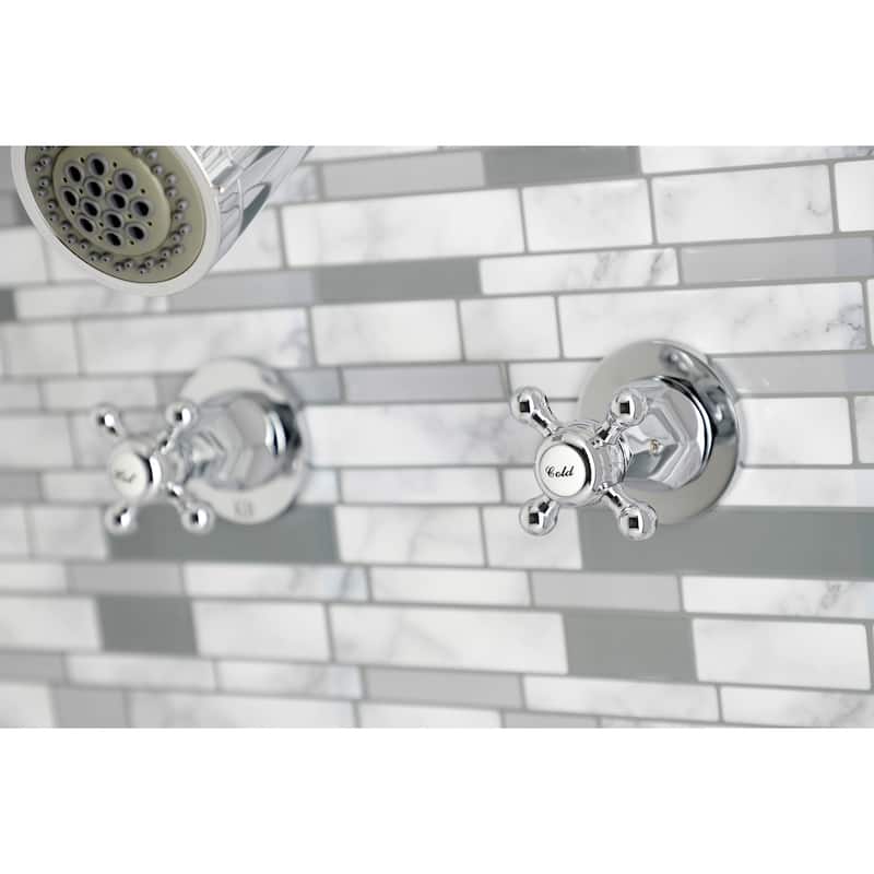 Kingston Brass Metropolitan Two-Handle Tub and Shower Faucet