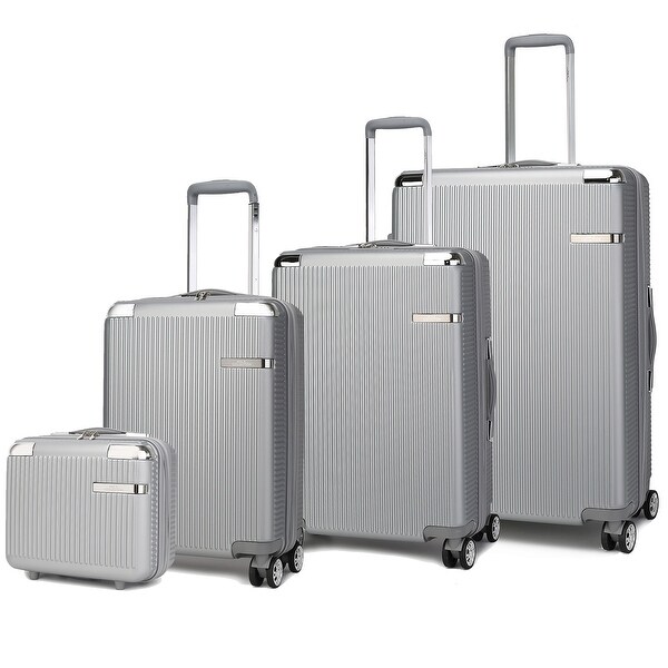 MKF Collection Tulum 4-piece luggage set by Mia K. - Bed Bath