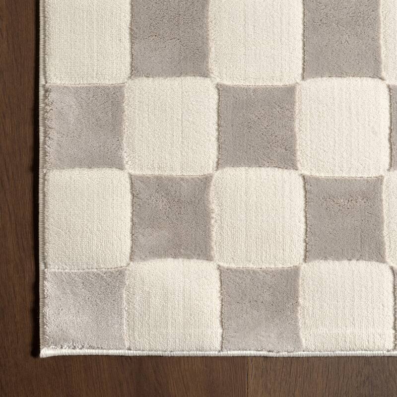 Nuloom Alaiya Checkered Machine Washable Area Rug