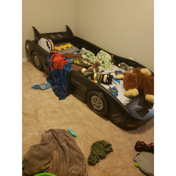 dc comics batman batmobile twin bed