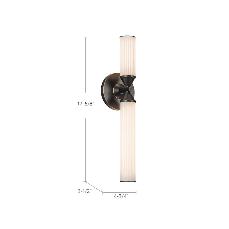 Alora Lighting WV348118 Edwin 18" Tall LED Wall Sconce