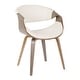 preview thumbnail 28 of 31, Carson Carrington Kanteborg Faux Leather/Wood Dining Chair White/Light Grey Wood