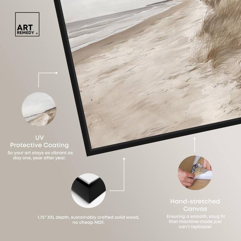 Coastal Calm Canvas by Art Remedy