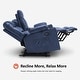 preview thumbnail 32 of 35, MCombo Electric Power Loveseat Recliner with Console, Power Reclining Sofa with Heat and Vibration, USB Ports, Cup Holders PR624