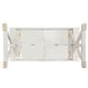 preview thumbnail 21 of 22, 7' x 40" Rectangular Antique Rustic Solid Pine Folding Dining Table