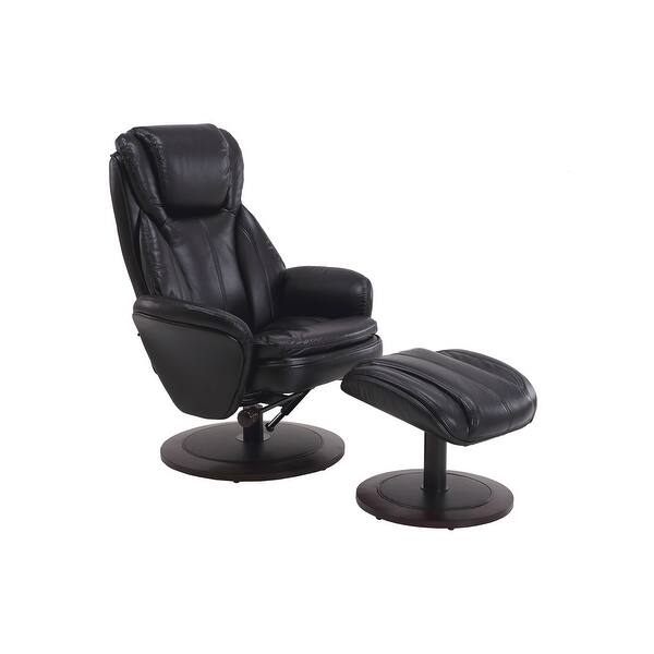 Shop Black Friday Deals On Relax R Nova Recliner Black Air Leather Overstock 31635214