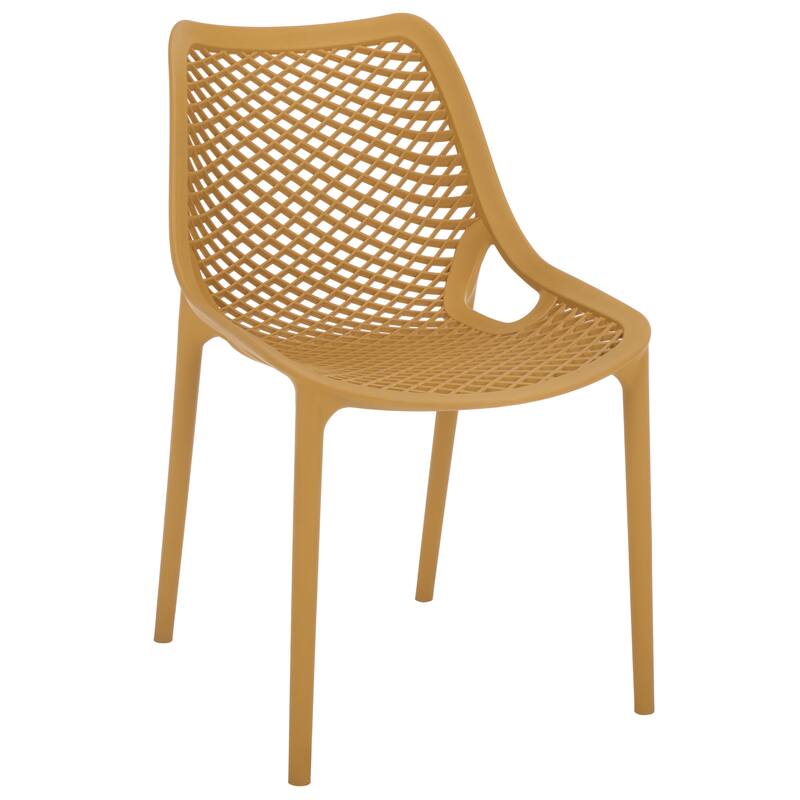 SAFAVIEH Outdoor Living Leila Dining Chair (Set of 2) - 20"W x 24"D x 32"H