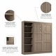 preview thumbnail 64 of 91, Pur Full Murphy Bed with Shelving Unit (84W) by Bestar