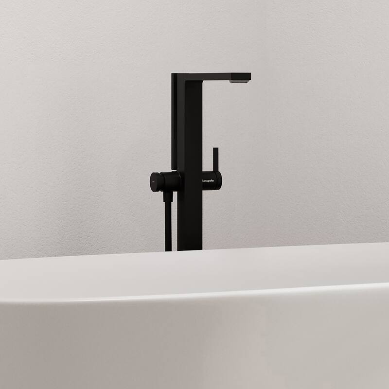 Hansgrohe 73445 Tecturis E Floor Mounted Tub Filler with Built-In