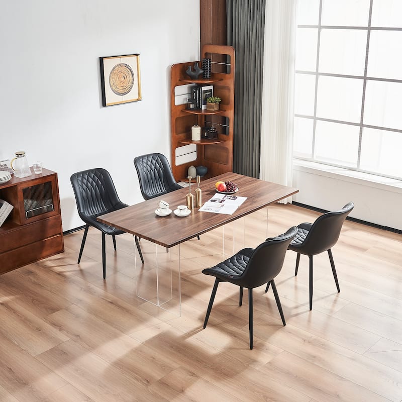 Modern Dining Chairs Set of 2 Upholstered Dining Room Chairs