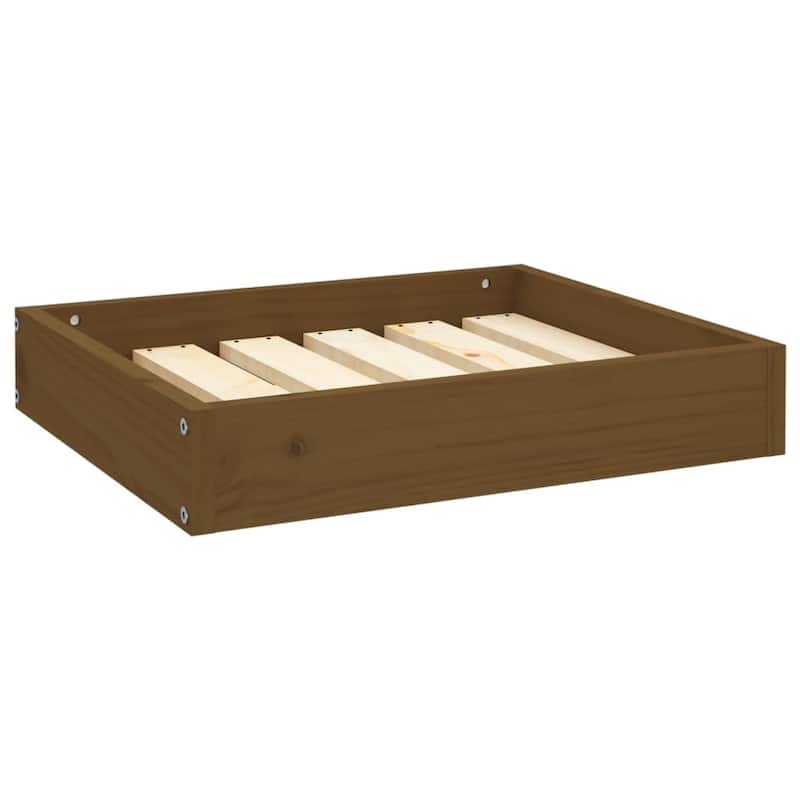 vidaXL Dog Bed 20.3"x17.3"x3.5" Solid Wood Pine - 20.3" x 17.3" x 3.5"