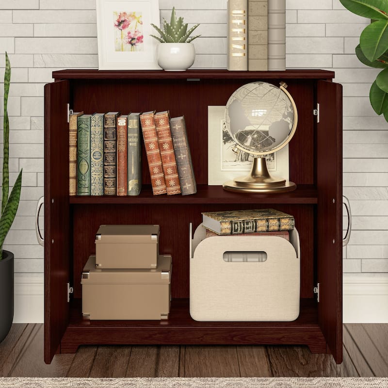 Bush Furniture Cabot Small Storage Cabinet with Doors