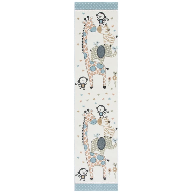 SAFAVIEH Carousel Kids Brandusa Animal Rug