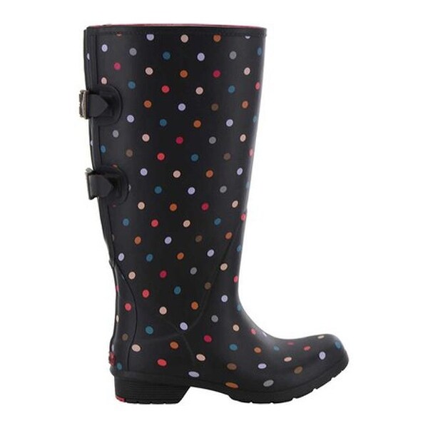 chooka polka dot rain boots