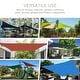 preview thumbnail 19 of 20, 16'x20' Sun Shade Sail Canopy Outdoor Shade Sail Cloth for Patio Yard