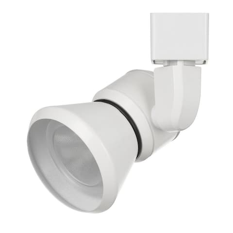 10W Integrated LED Metal Track Fixture with Cone Head, White