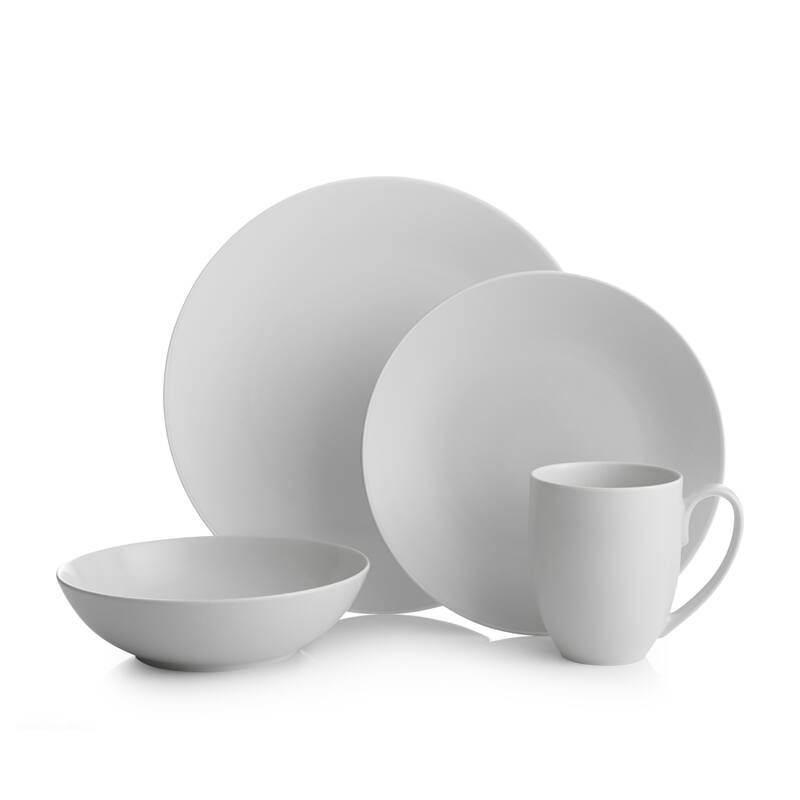 Nambe POP 4 Piece Dinnerware Place Setting - Chalk White