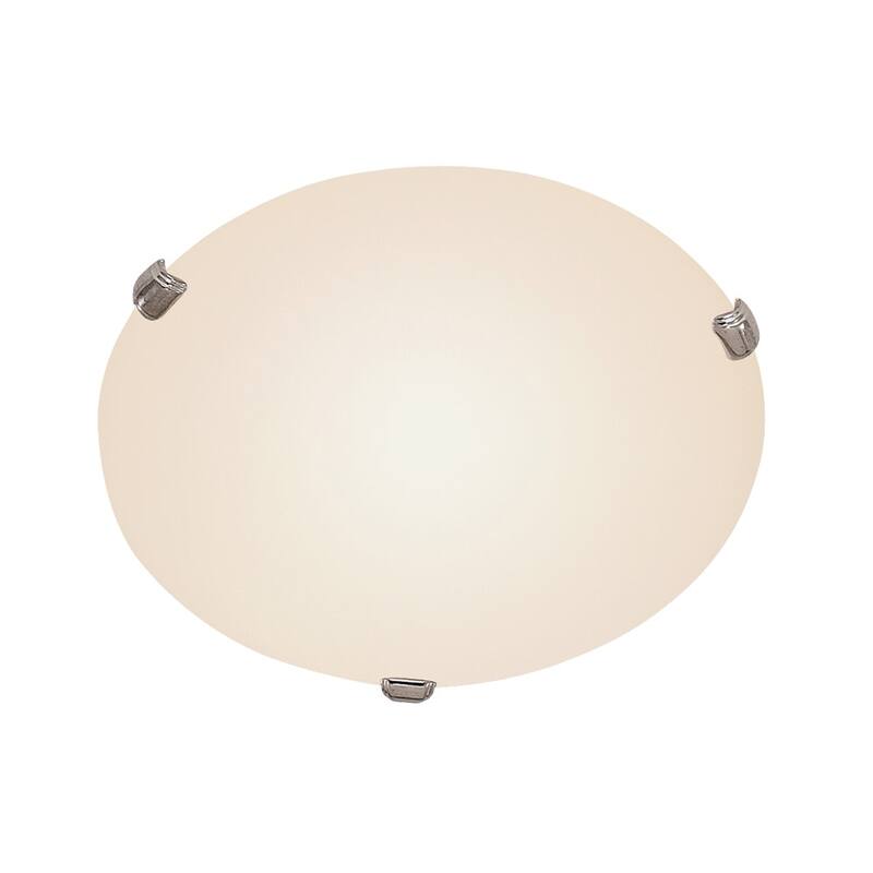 Trans Globe Lighting Cullen 2 Light 12" Wide Flush Mount Bowl Ceiling - Polished Chrome